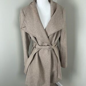 Calvin Klein Beige Women's Wool Blend Coat